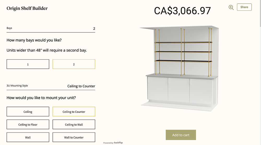 shelf configurator