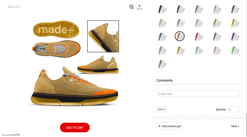 shoes configurator