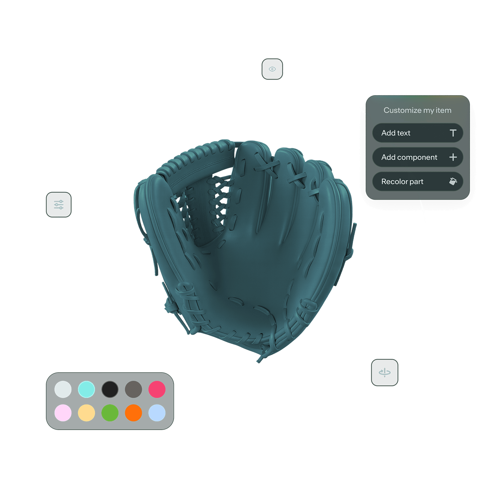 baseball glove configurator